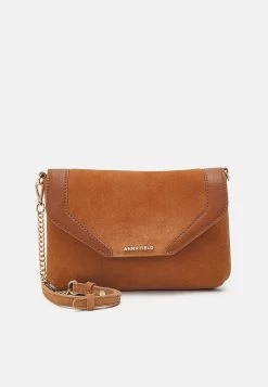 Anna Field LEATHER - Clutch - Cognac
