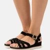 Anna Field LEATHER - Keilsandalette - Black -Anna Field 3b6922ec5ee44835a5e0cd322309ba4c
