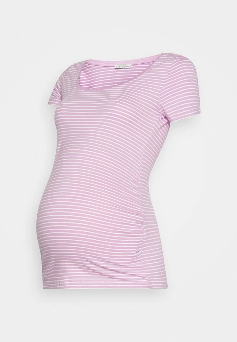 2 PACK - T-Shirt Print - Purple/white/teal 4 2 PACK - T-Shirt Print - Purple/white/teal – Bild 2