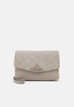 Anna Field LEATHER - Clutch - Taupe
