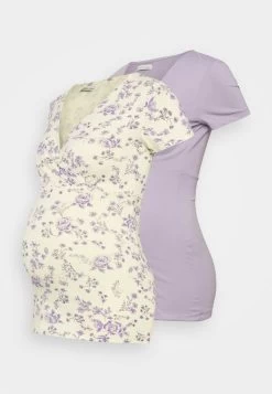 2 PACK - T-Shirt Basic - Multi Coloured/lilac/grey 13 2 PACK - T-Shirt Basic - Multi Coloured/lilac/grey -Anna Field 7739c47181e94d1ba22c192947b01da4 1