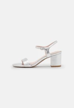 Anna Field LEATHER - Riemensandalette - Silver -Anna Field 8cd6258a7d234c25b44ed8a1f69389d7