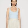 Anna Field Top - Light Blue -Anna Field 90ae2c59a4774f248b8df160bab0fc2a