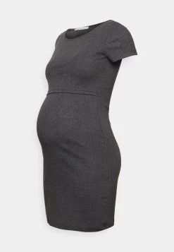 SHORT SLEEVES - Jerseykleid - Mottled Dark Grey 12 SHORT SLEEVES - Jerseykleid - Mottled Dark Grey -Anna Field a12eb757c88f47778add388454b2e645