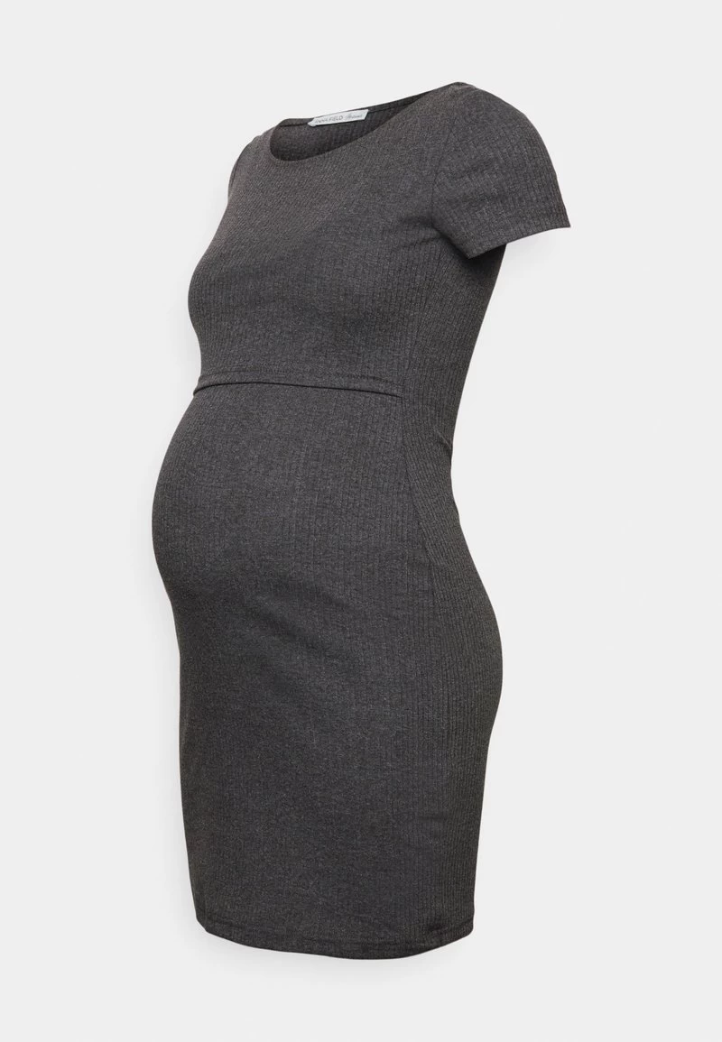 SHORT SLEEVES - Jerseykleid - Mottled Dark Grey 7 SHORT SLEEVES - Jerseykleid - Mottled Dark Grey – Bild 5