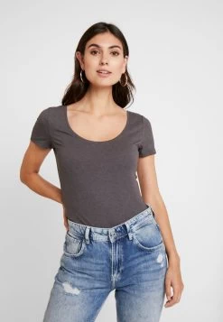 Anna Field 3 PACK - T-Shirt Basic - White/black/dark Grey -Anna Field a3fdce5a492745a99dc61fda4e440f7b