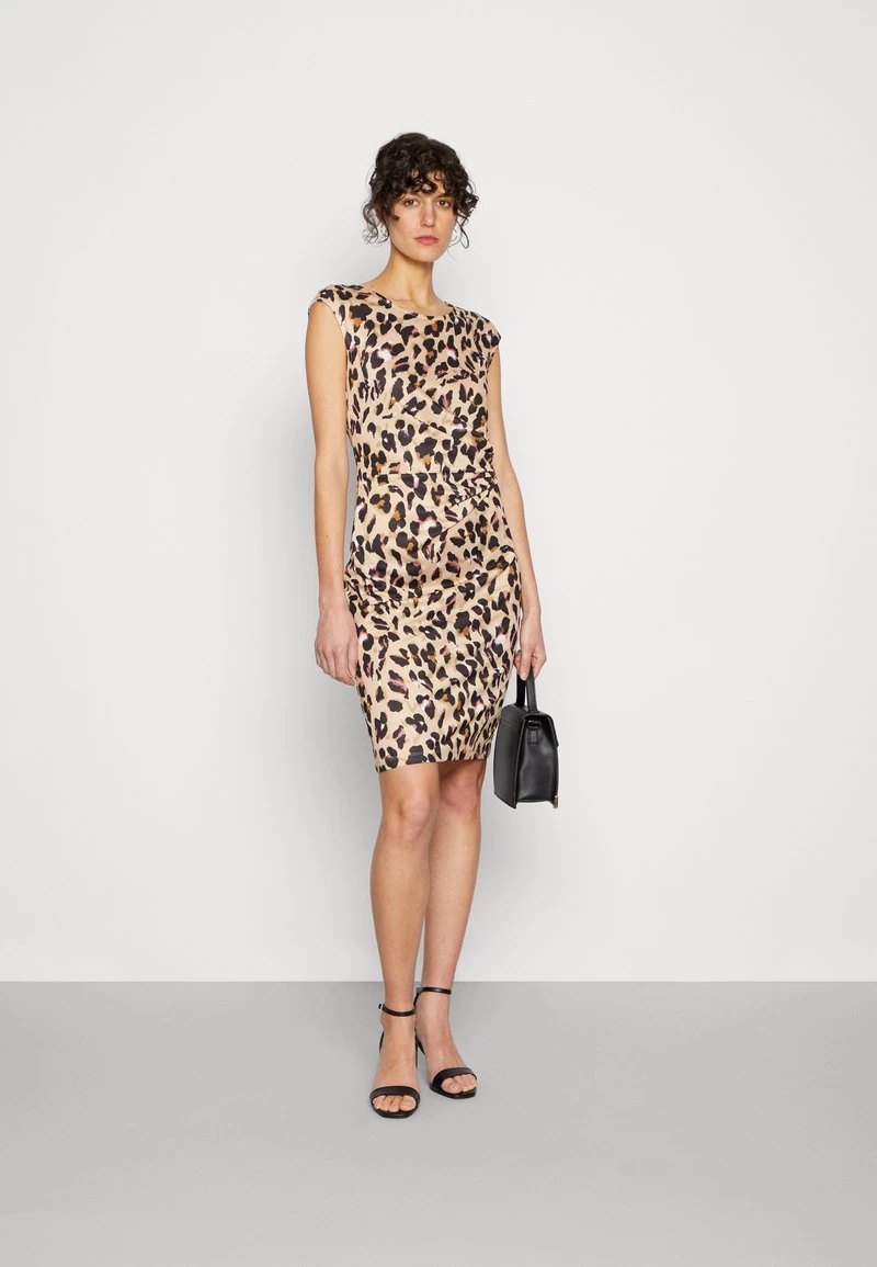 Anna Field Jerseykleid - Black/beige/multi-coloured 4 Anna Field Jerseykleid - Black/beige/multi-coloured – Bild 2