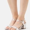 Anna Field LEATHER - Riemensandalette - Silver -Anna Field a982552792634ac9bef58658a3799372