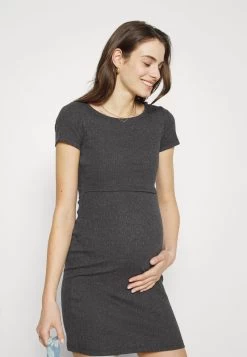 SHORT SLEEVES - Jerseykleid - Mottled Dark Grey 11 SHORT SLEEVES - Jerseykleid - Mottled Dark Grey -Anna Field c43c1acc53fa4f7aba38b9e5cc96a3b1