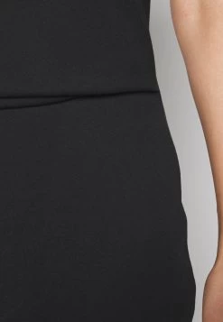 DRAPPED NECKLINE SMART BODYCON SLEEVELESS MINI DRESS - Jerseykleid - Black 13 DRAPPED NECKLINE SMART BODYCON SLEEVELESS MINI DRESS - Jerseykleid - Black -Anna Field c5a8b3e2405f4b72b874a59f71d5803b