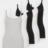 Anna Field 5 PACK - Top - Black/white/mottled Light Grey -Anna Field f538e171eaa043199ca03d19be0bf8eb